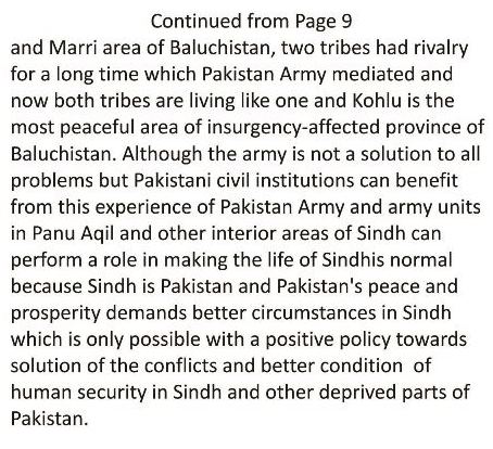 The Security Situation of Interior Sindh 3