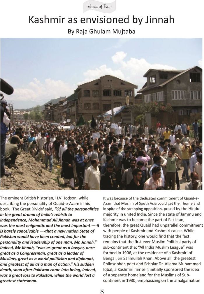 Kashmir as envisioned by Jinnah 1