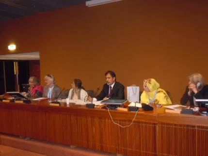 APHC leader Altaf Wani chairs the panel temporarily in the chairwoman’s absence