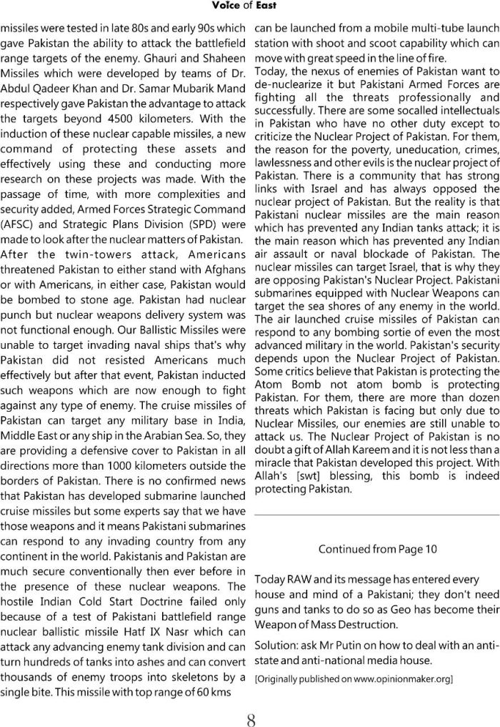 Geo Raw Axis and Chaos Strategy Against Pakistan 3