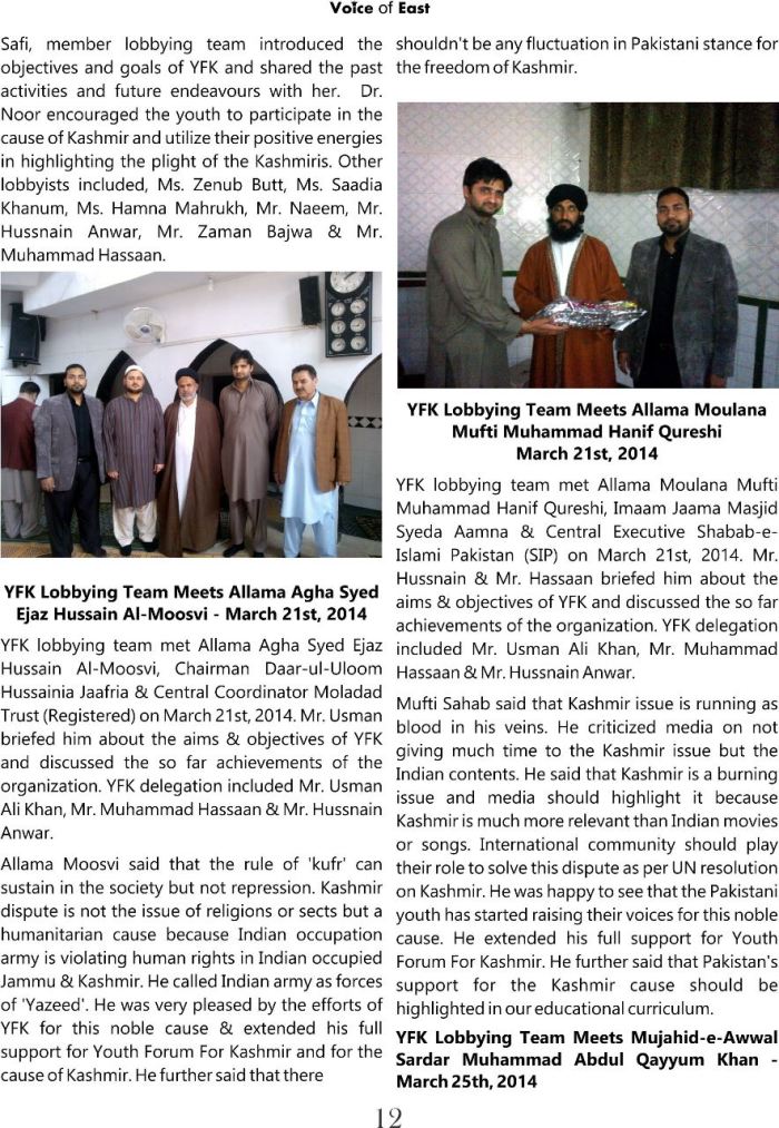 Pakistani and Kashmiri Youth Lobby for Kashmir Cause 2