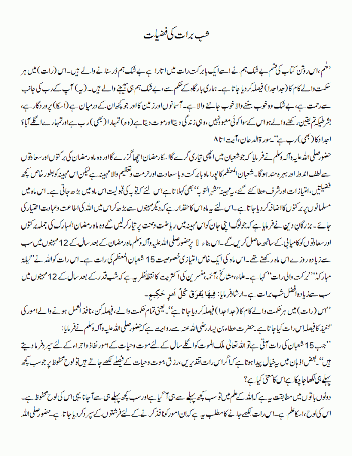 shab e barat ki fazilat 1